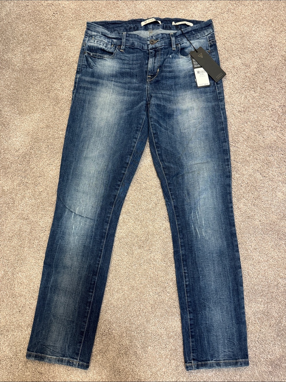 Guess pencil skinny mid denim jeans 27 NWT